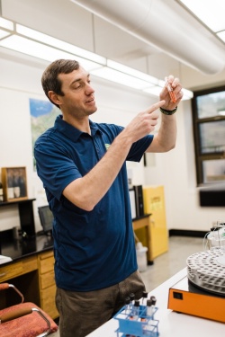 Chris Gerling In Lab