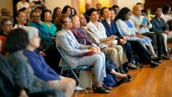 Family and friends attend Jacqueline's award ceremony