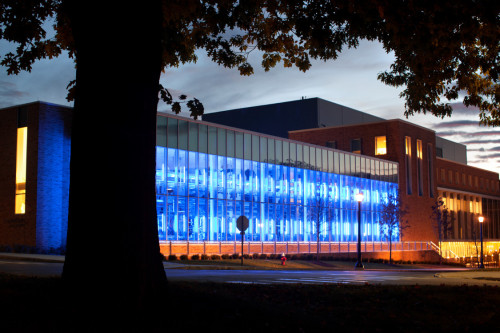 A building on the Cornell campus
