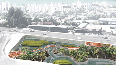 A landscape architecture design