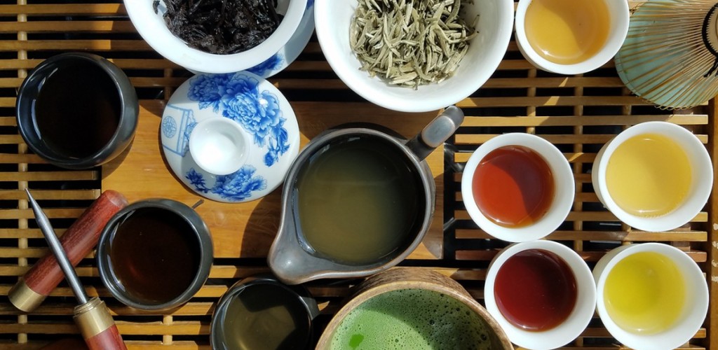 assortment of tea