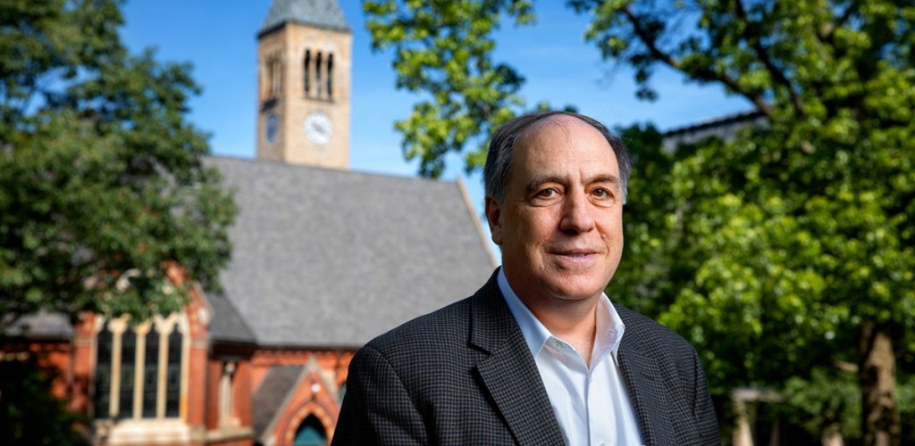 Gary Koretzky posing on Cornell's Campus