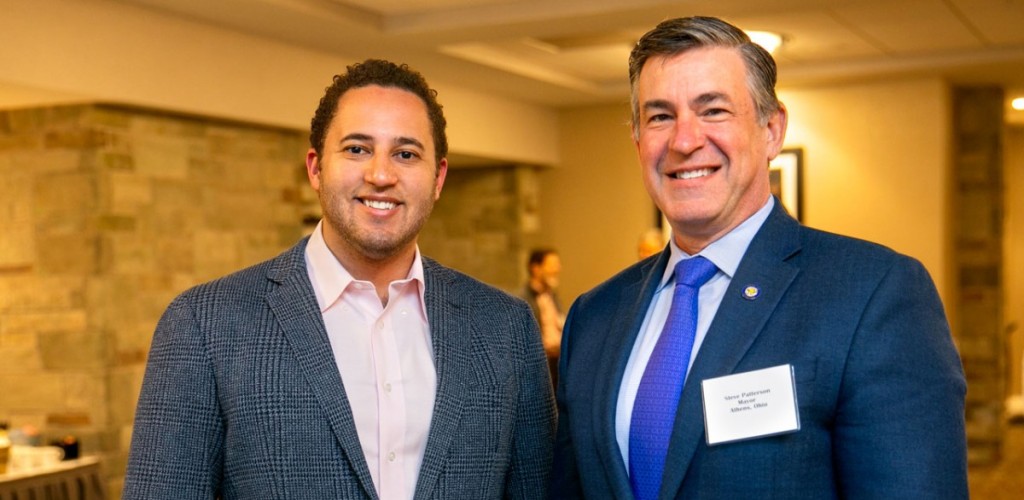 Svante Myrick and Mayor Steve Patterson