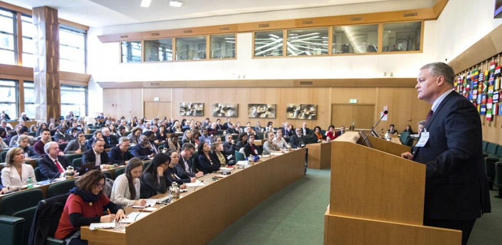 Cornell professor Chris Barrett Lecturing