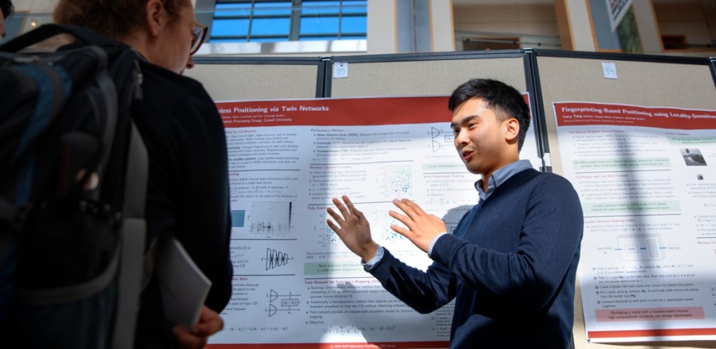 Eric Lei ’20 presents research