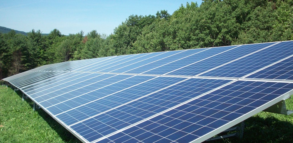 Solar Panels Cornell’s Ruminant Center in Harford, New York