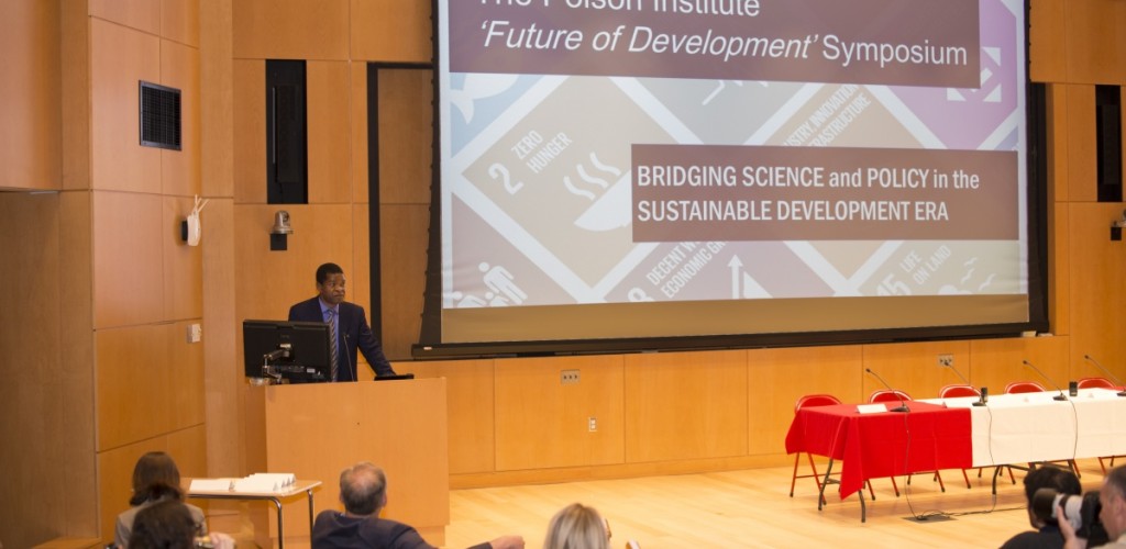 Professor Parfait gives a presentation