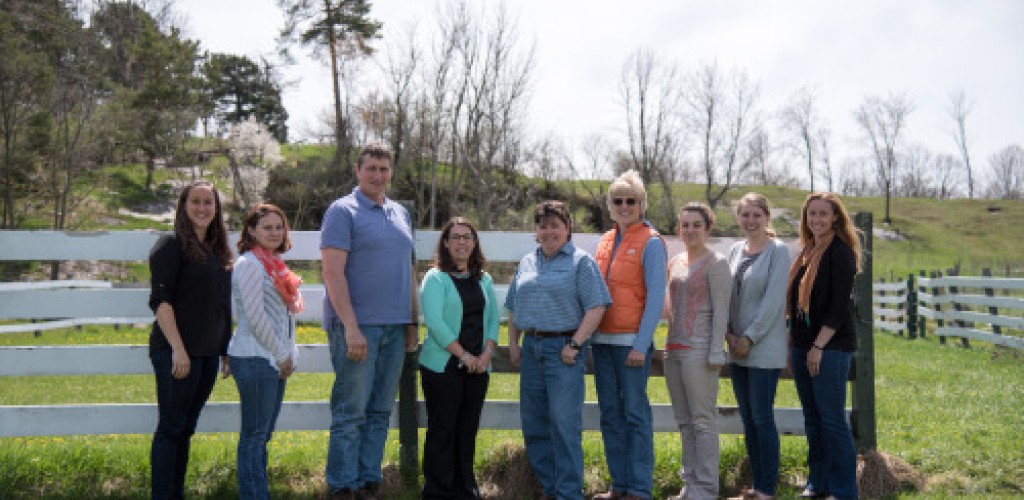 A group of people from a CCE agriculture team