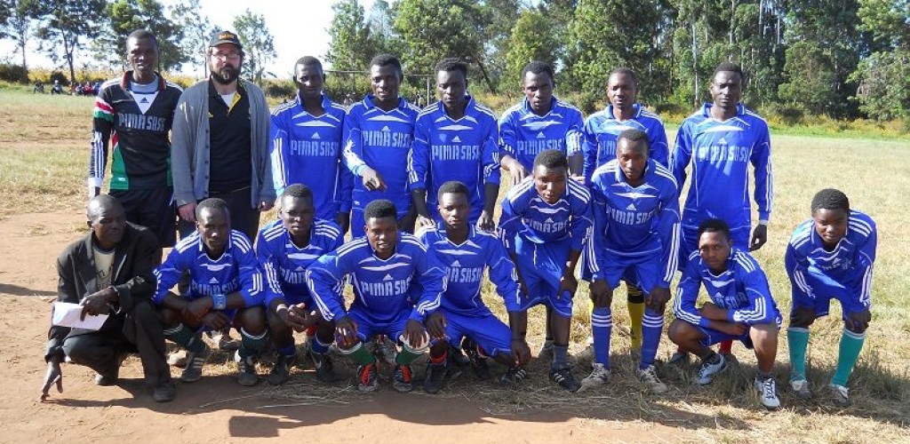 Soccer team in Tanzania