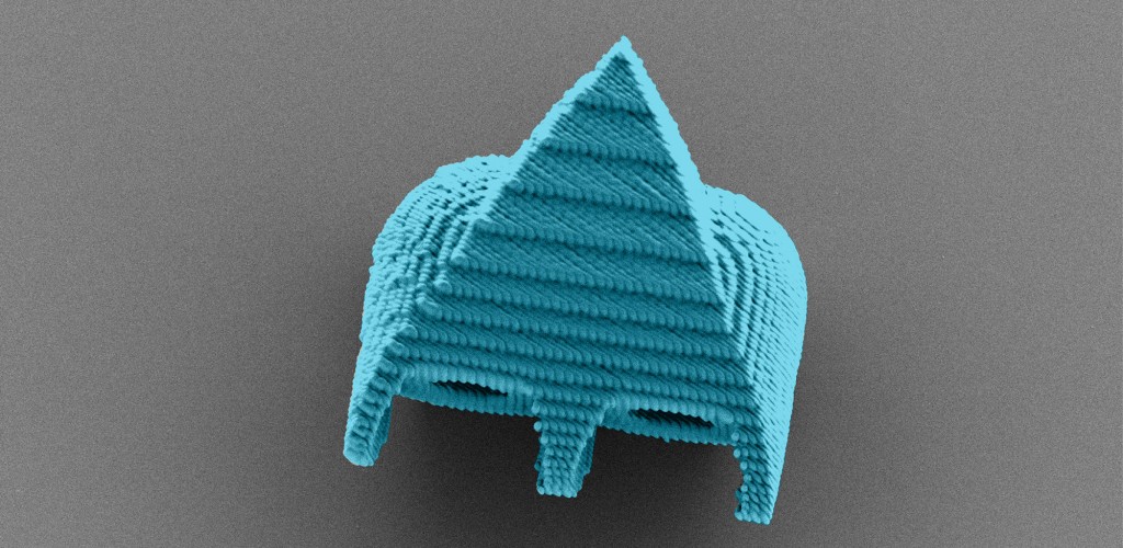 A cell-size robotic swimmer