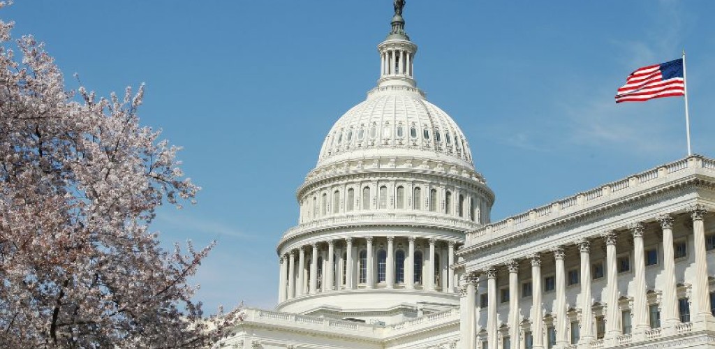 Close up of the U.S. Capitol Building in Washington, D.C