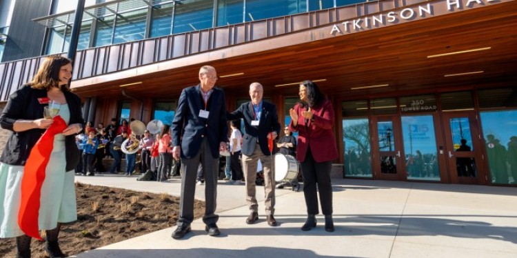 Atkinson Hall ribbon cutting