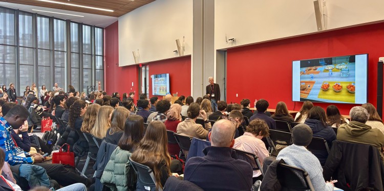 Michael Moss presents to NY Youth Institute students
