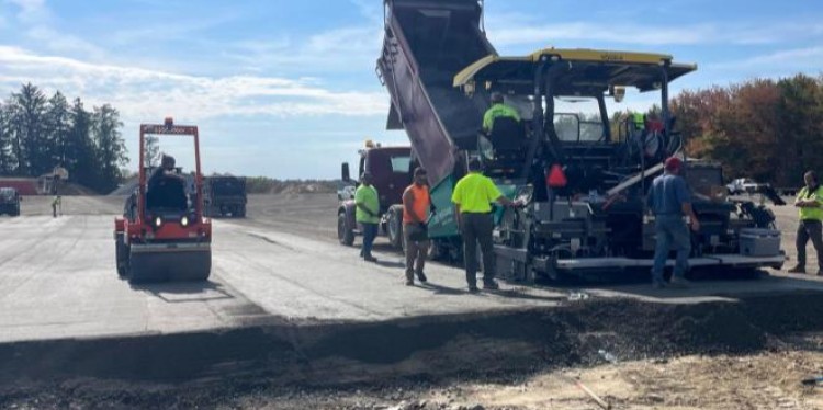 Installation of RCC Silage Pad at Tiashoke Farms