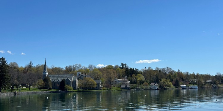 A view of Skaneatles from Skaneateles Lake