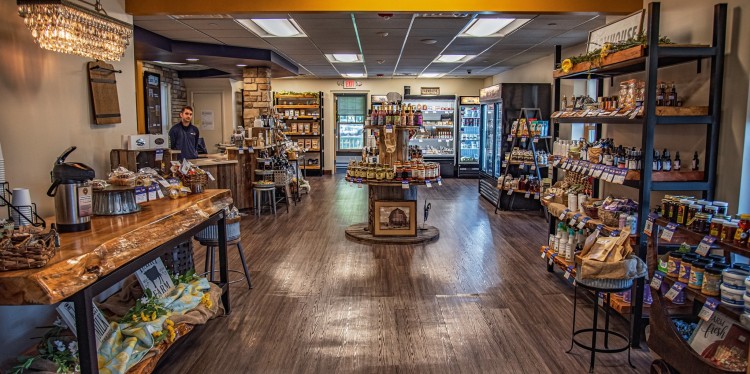 Interior of a Taste NY Store
