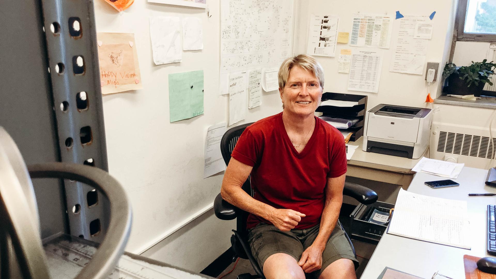 Libby Foust in her office