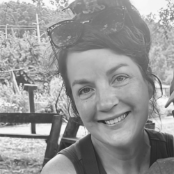 woman with dark hair