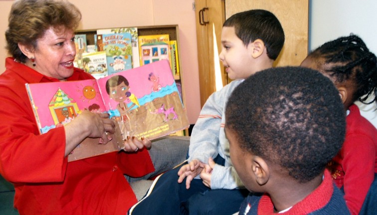 Older volunteers help NYC children grow, learn through play