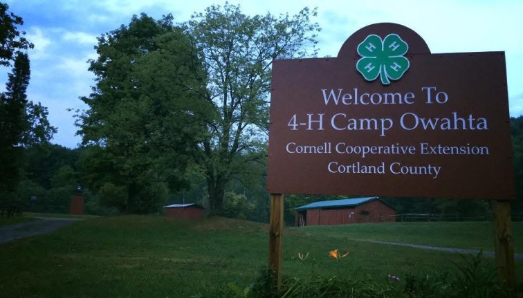 4-H Camp Owahta sign