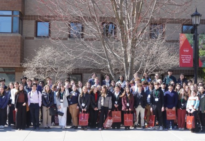 New York Youth Institute Students gather at Cornell University