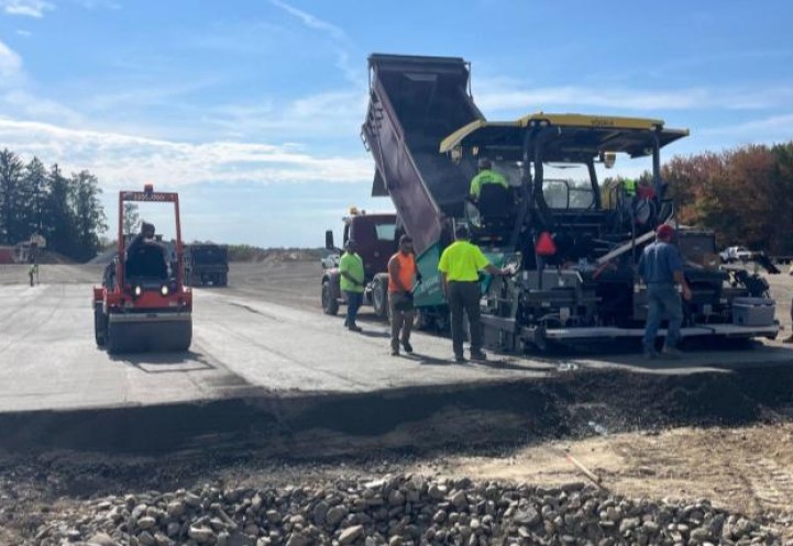 Installation of RCC Silage Pad at Tiashoke Farms
