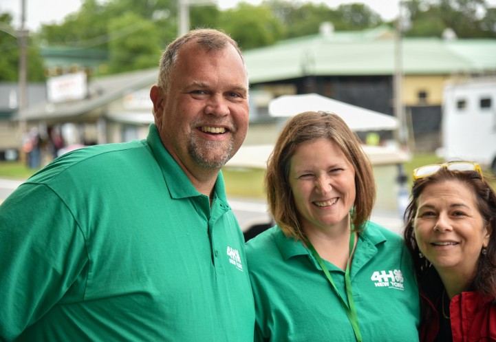 Brian Aukema. with Alexa Maile and Vicki G at the 2025 NY State Fair