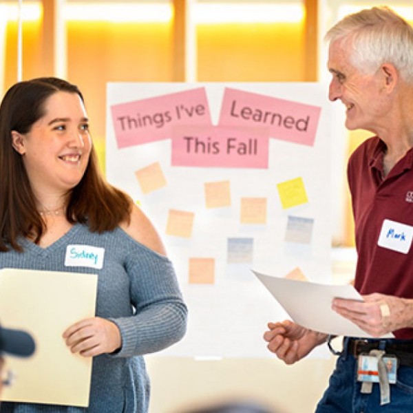 CLASP luncheon attendees discuss things they have learned