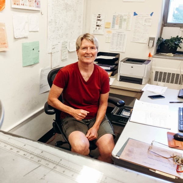 Libby Foust in her office