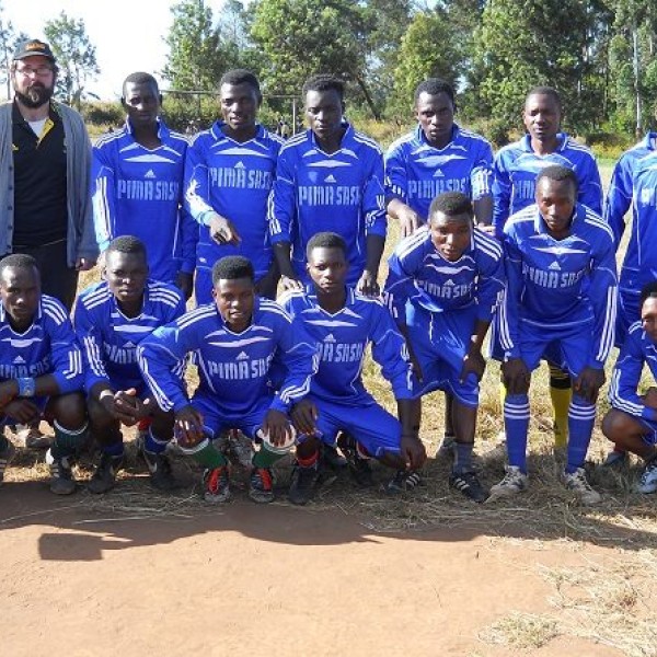 Soccer team in Tanzania