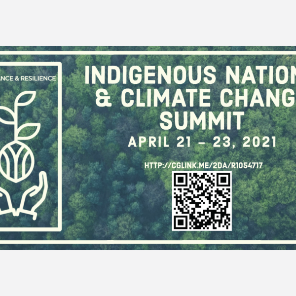 Trees with text and logo of hands holding up a plant with a bulb.