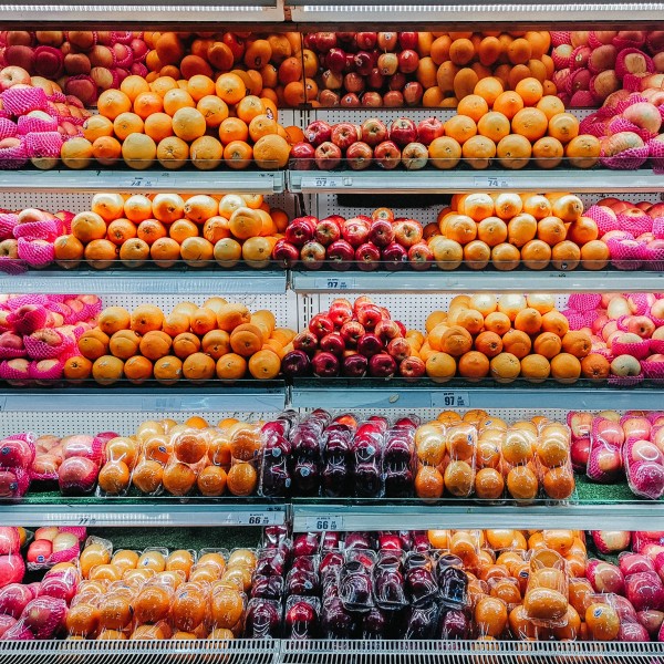 produce in a store