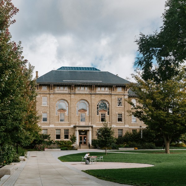 the Ag Quad in summer