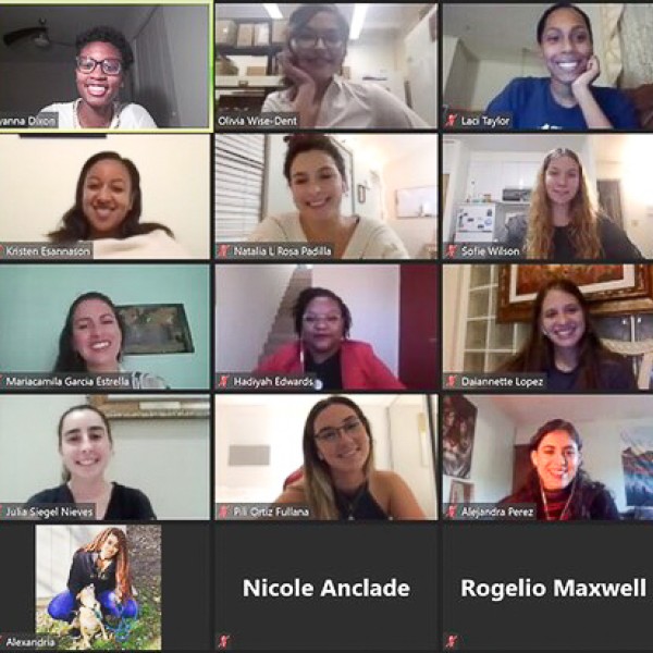 Club meeting screengrab