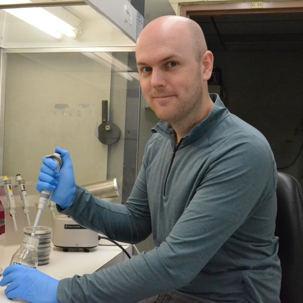 Scott Cosseboom works at the Cornell Hudson Valley Research Laboratory