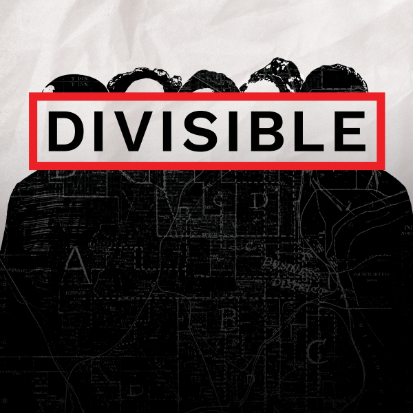 Movie flyer with background of district demarcations