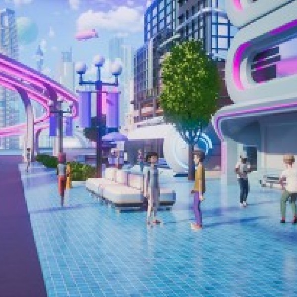 Virtual reality space.