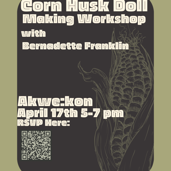 A green poster with corn.