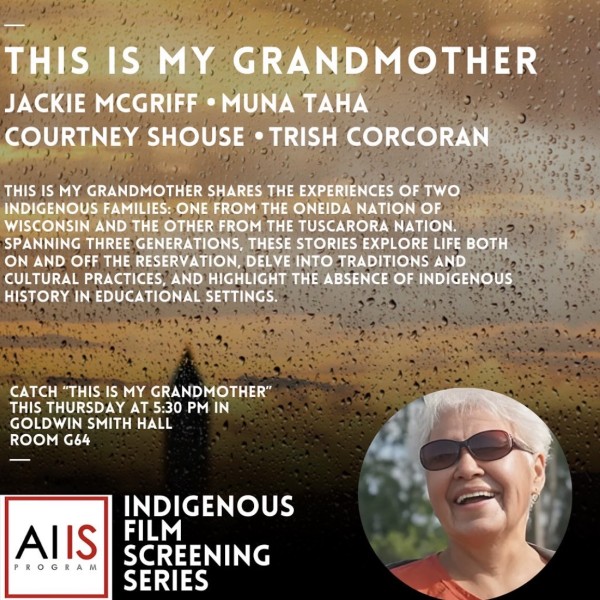 A poster for the film screening "This Is My Grandmother"