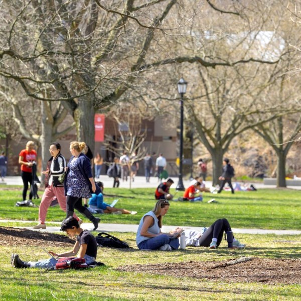 Ag Quad in the spring