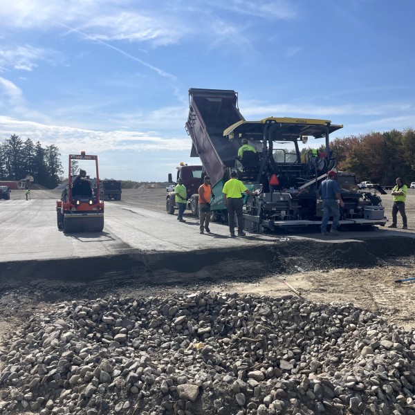 Installation of RCC Silage Pad at Tiashoke Farms