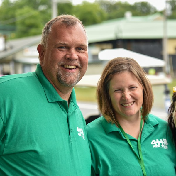 Brian Aukema. with Alexa Maile and Vicki G at the 2025 NY State Fair