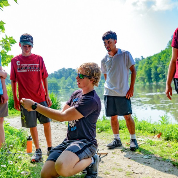 4-H’ers participate in the World of Water, where they conducted research across campus, including invasive species sampling and fishing in Beebe Lake.