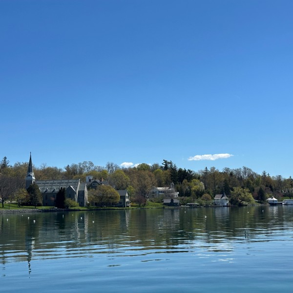 A view of Skaneatles from Skaneateles Lake