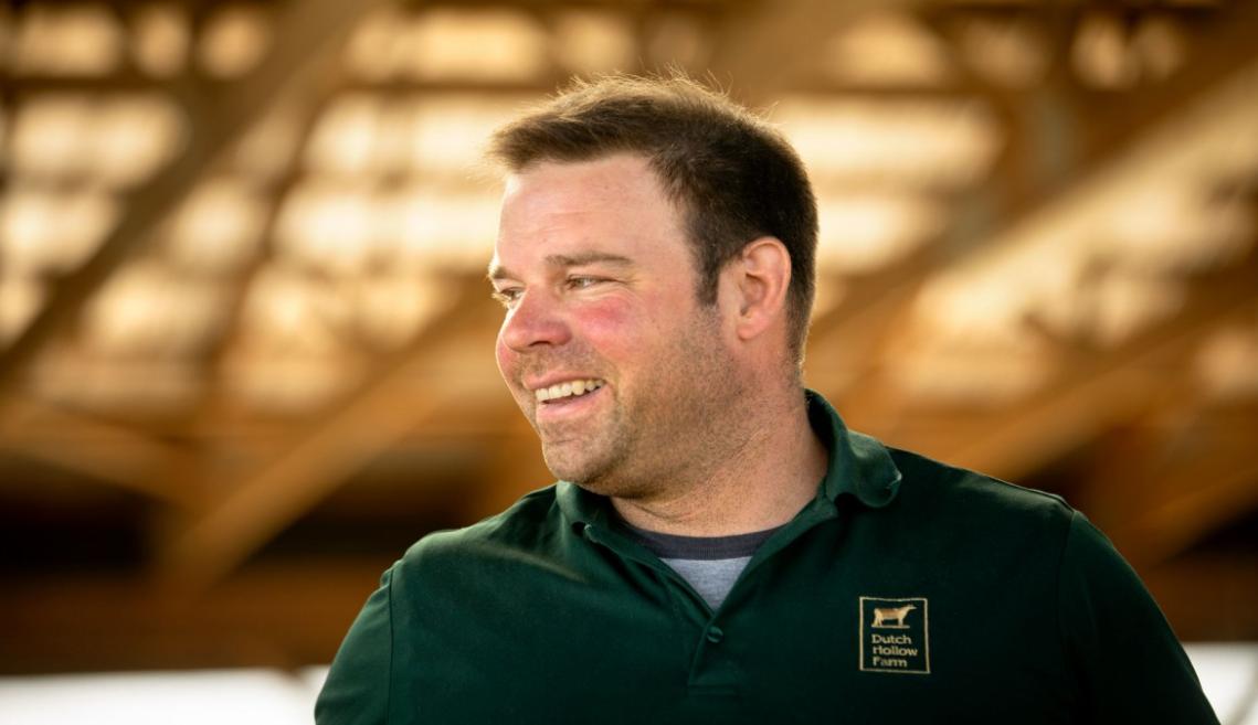 A smiling man in the sun