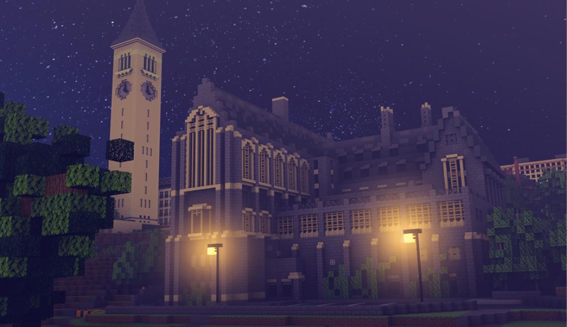 a videogame version of Willard Straight Hall