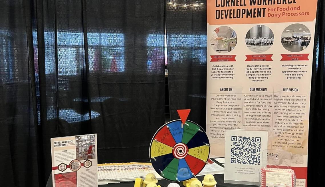 Information table at the Great New York State Fair