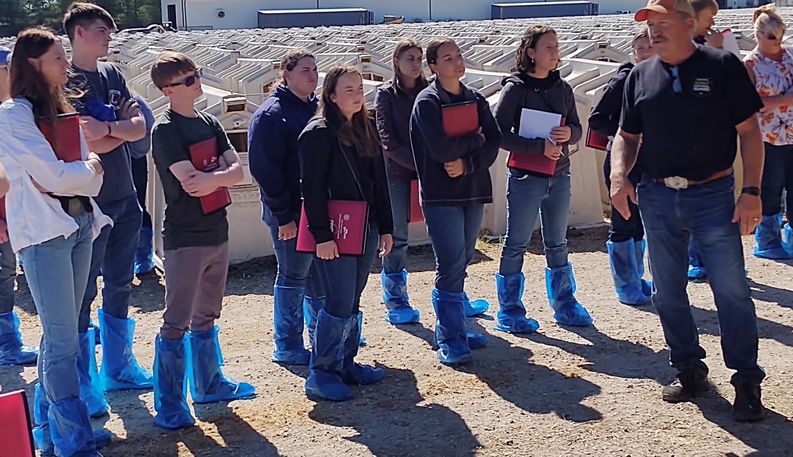Junior DAIRY LEADER field trip to Halls Calf Ranch, Wisconsin.