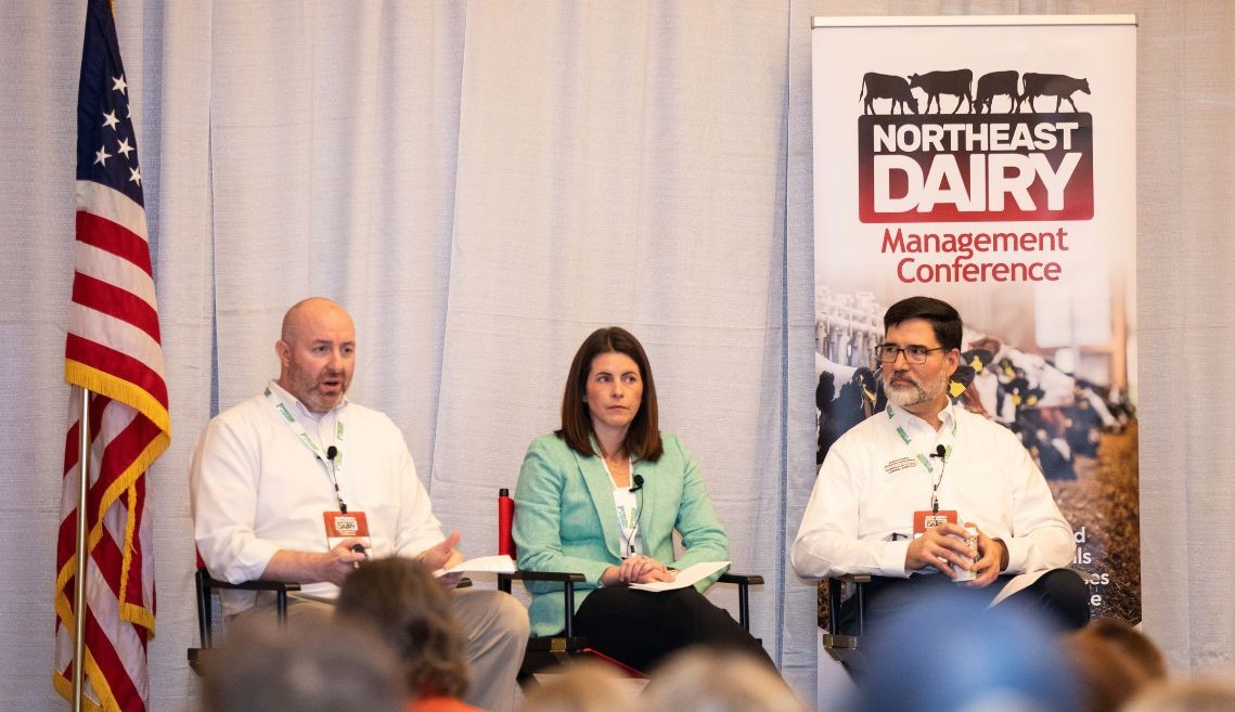 Richard Stup participates in a panel discussion at 2026 Northeast Dairy Management Conference