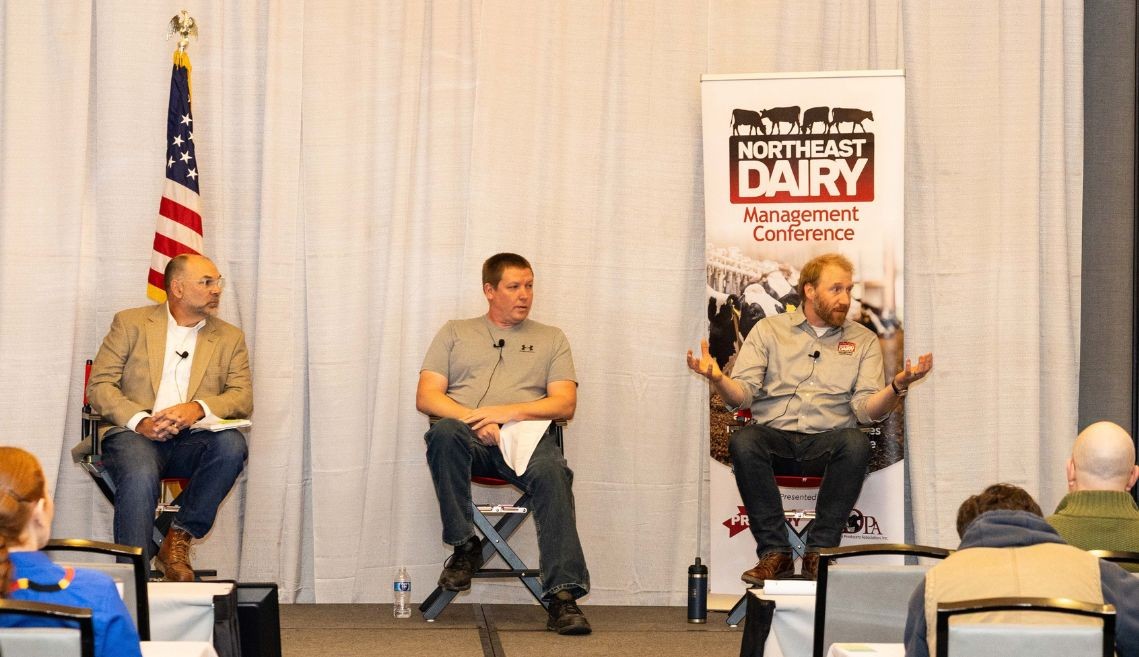 Jason Oliver participates in a panel discussion at 2026 Northeast Dairy Management Conference